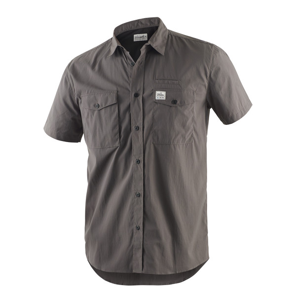 Tierra Correspondent Short Sleeve Shirt M - Beluga Grey - Miehet - S