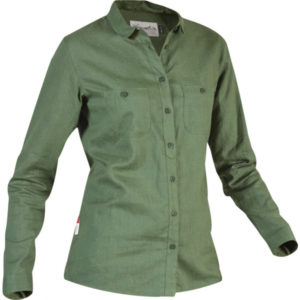 Tierra Kaiparo Hemp Shirt W - Herbal Green - Naiset - XS