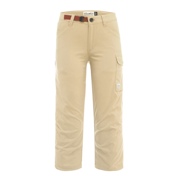 Tierra Correspondent Quarter Pants W - Sand Khaki - Naiset - 36