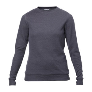 Tierra Rista Mid Sweatshirt W - Asphalt - Naiset - XS