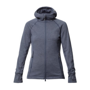 Tierra Sta Fleece Hood W - Eclipse Blue - Naiset - M