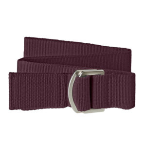 Tierra D-ring Belt - Dark Plum - Unisex - One Size