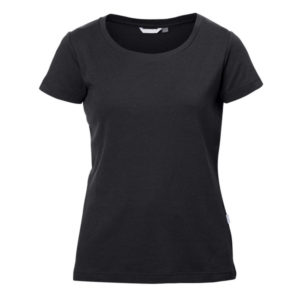 Tierra Lano Solid Tee W - Black - Naiset - XL