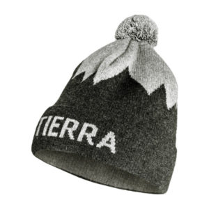 Tierra Mountain Pom Beanie - Grey - Unisex - One Size