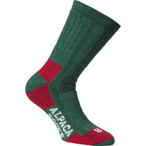 Alpacasocks Alpacasocks 3-p - Bright Green/deep Red - Unisex - 36-39