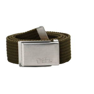 Fjällräven Merano Canvas Belt - Dark Olive - Unisex - 1 Size