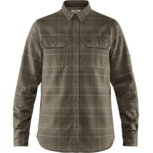 Fjällräven Singi Heavy Flannel Shirt M - Dark Olive - Miehet - XXL