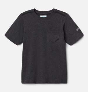 Boys' Tech Trek T-Shirt Musta S