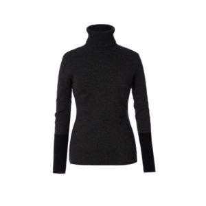 Royal Robbins All Season Merino Turtleneck - Charcoal - Naiset - M