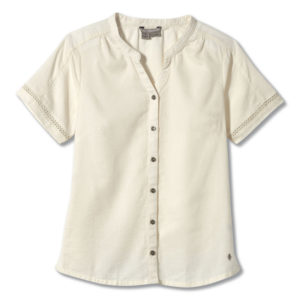 Royal Robbins Cool Mesh Eco S/s - Creme - Naiset - S