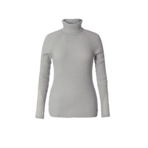 Royal Robbins Lassen Merino Turtleneck - Lt Pelican - Naiset - S