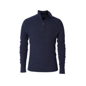 Royal Robbins All Season Merino Thermal 1/4 Zip - Denim Blue - Miehet - M