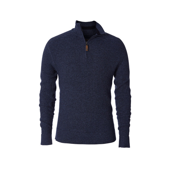 Royal Robbins All Season Merino Thermal 1/4 Zip - Denim Blue - Miehet - M