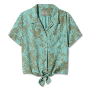 Royal Robbins Bergen S/s - Turquoise - Naiset - M