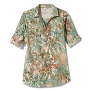 Royal Robbins Expedition Tunic Print - Tea - Naiset - L