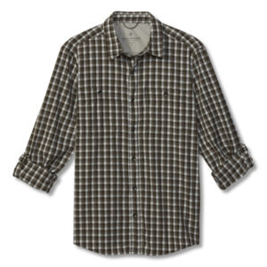 Royal Robbins Bug Barrier Vista Dry Plaid L/s - Turkish Coffee - Miehet - M