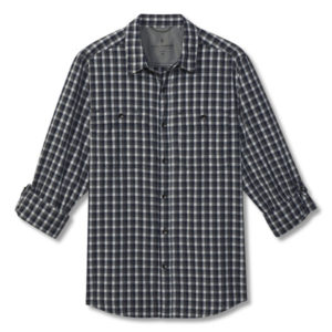 Royal Robbins Bug Barrier Vista Dry Plaid L/s - Navy - Miehet - S