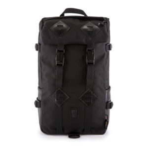 Topo Designs Klettersack Leather - Ballistic Black/black Leather - Unisex - OneSize