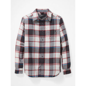 Marmot Fairfax Midweight Flannel Ls - Platinum - Miehet - S