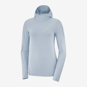 Comet Seamless Hoodie W Vaaleansininen M