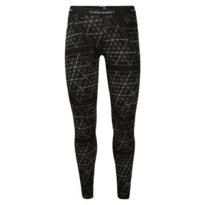 Icebreaker Wmns 250 Vertex Leggings Ice Structure - Black - Naiset - L