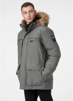 Nordsjo Parka Vaaleanharmaa XL