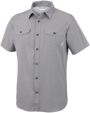 Utilizer II Solid Short Sleeve Shirt Harmaa XXL