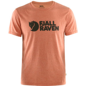 Fjällräven Fjällräven Logo T-shirt M - Rowan Red-melange - Miehet - XS