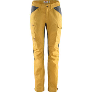 Fjällräven Kaipak Trousers Curved W - Ochre-super Grey - Naiset - 34