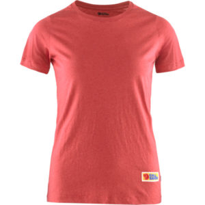 Fjällräven Vardag T-shirt W - Red - Naiset - L