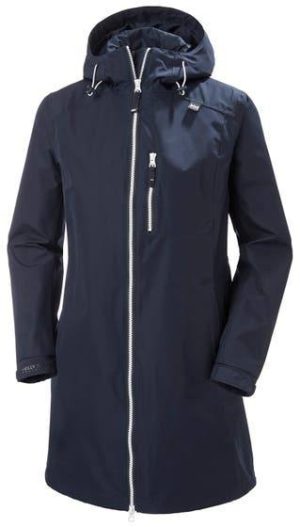 Women's Long Belfast Jacket Navy XS