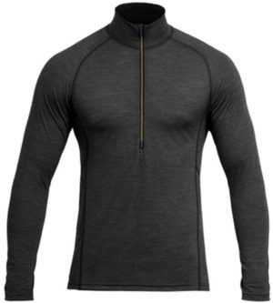 Running Zip Neck Man Anthracite XXL