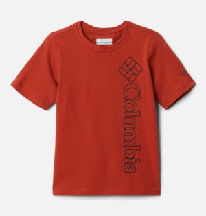 Youth Happy Hills Graphic T-Shirt Tummanpunainen XL