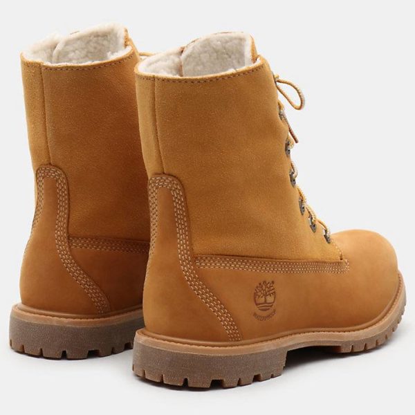 Authentics Teddy Fleece Boot Women's Wheat USW 9,5