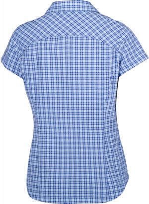 Silver Ridge Multi Plaid Womens Short Sleeve Vaaleansininen XL