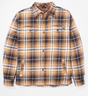 Ridgefield LS Flannel Shirt Vaaleanruskea XXL