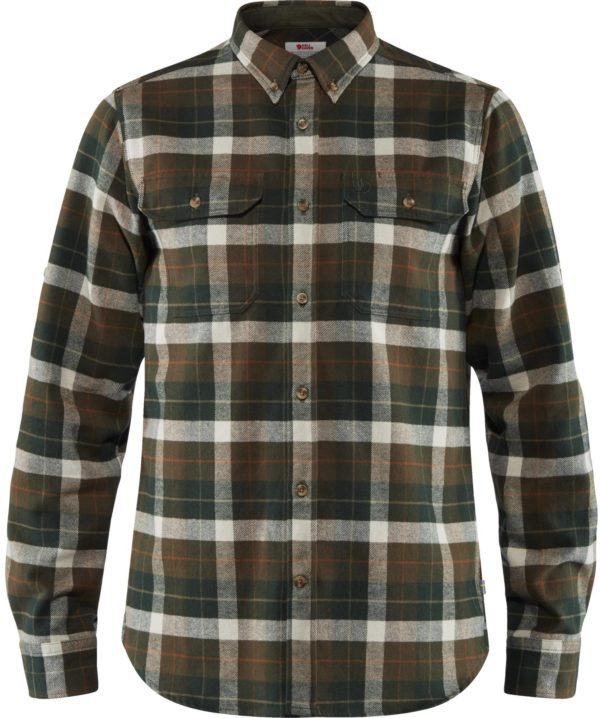 Singi Heavy Flannel Shirt Deep Forest XXL