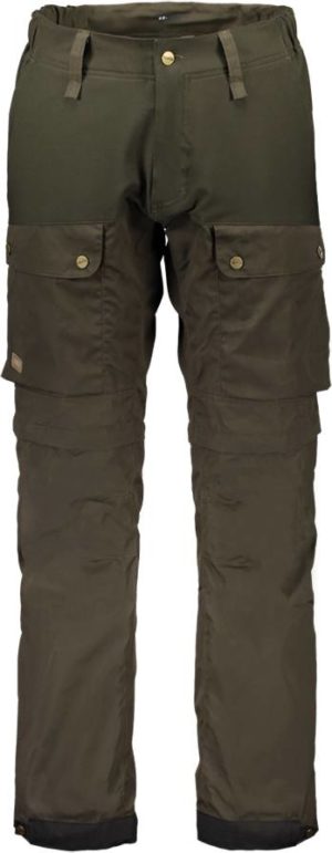 Vaski Zip Pants Dark olive 60