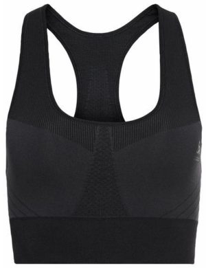 Seamless Medium Sport Bra Musta XL