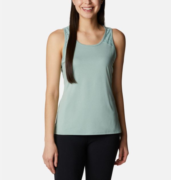 Women's Peak To Point II Tank Aqua M