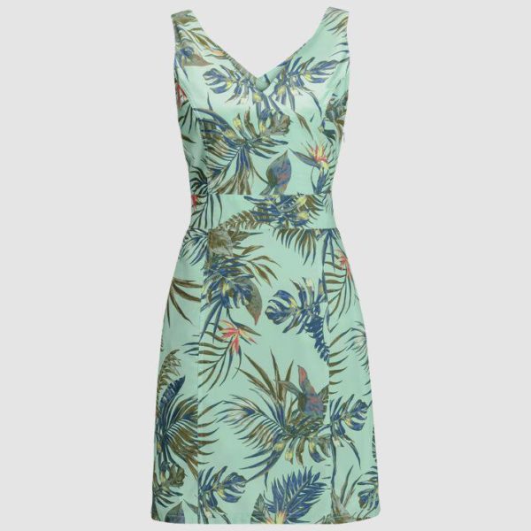Wahia Tropical Dress Jade XXL