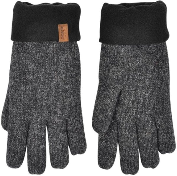 Classic Wool Glove Harmaa L