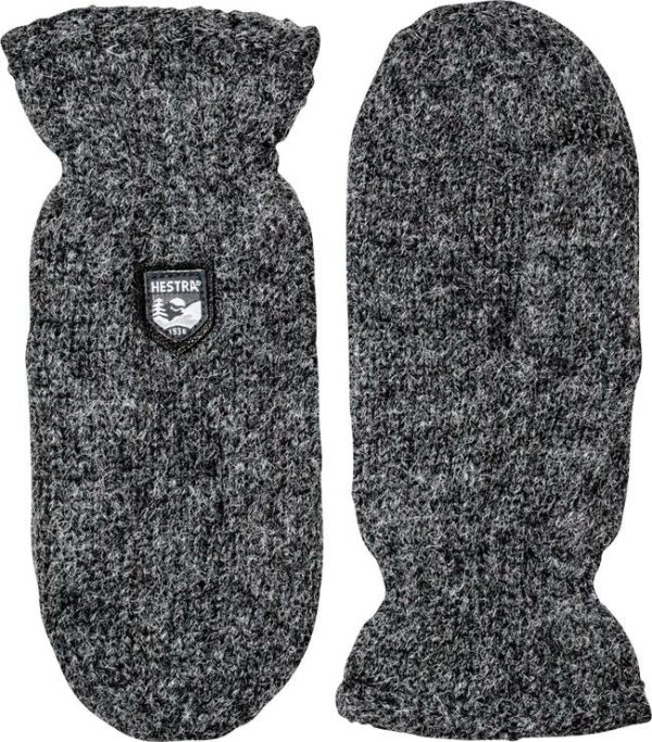 Basic Wool Mitt Charcoal 11