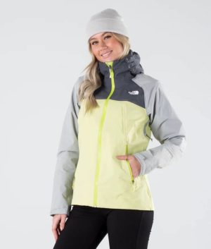 Women's Stratos Jacket Keltainen/Harmaa XL